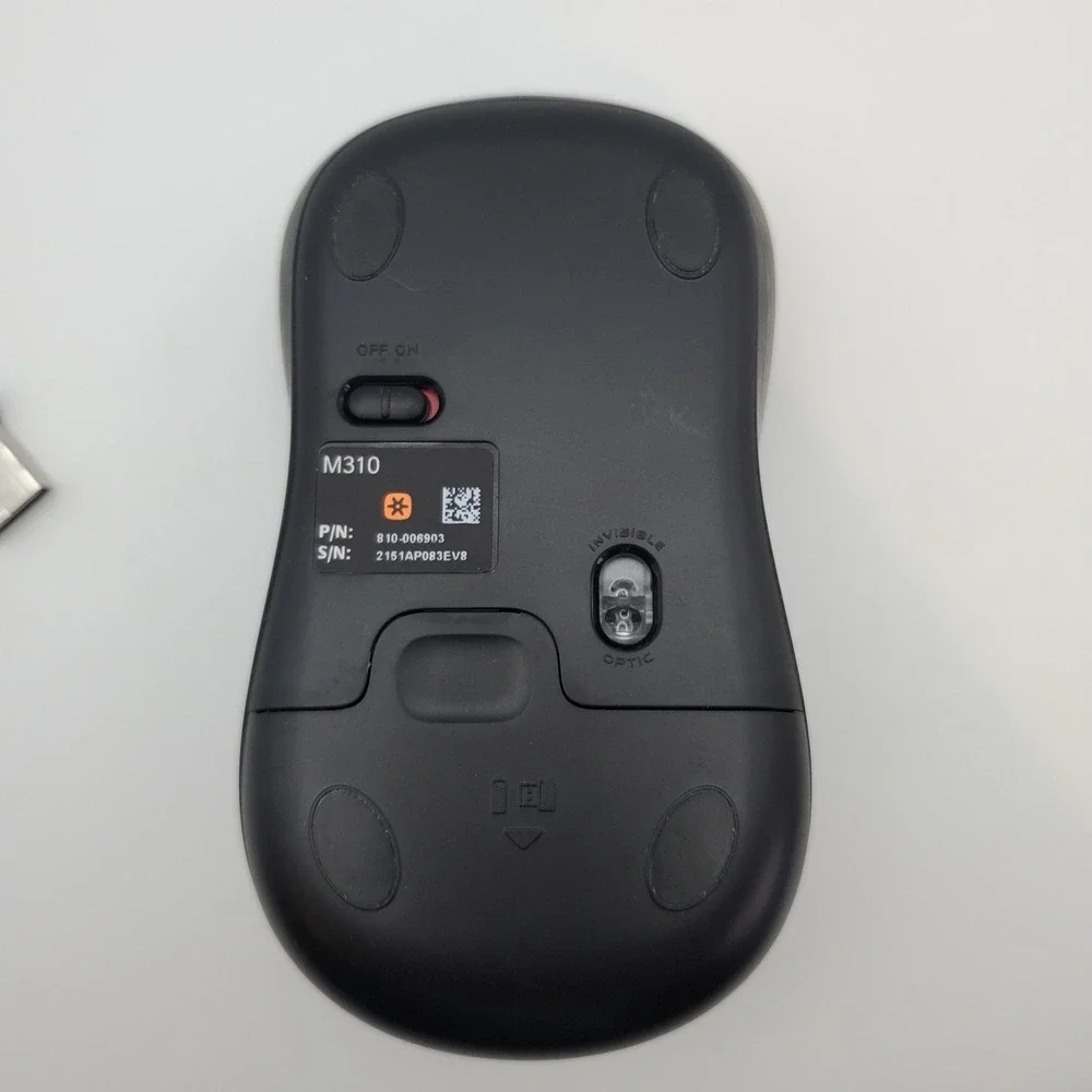 Logitech M310 Wireless Ambidextrous Optical Mouse - Peacock Blue